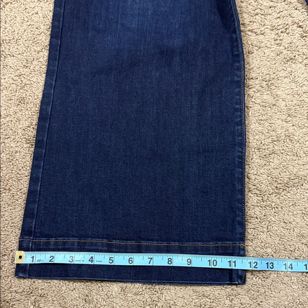 a.n.a Women's Deep Blue Wide Leg Jeans SKU0984 - Picture 6 of 9